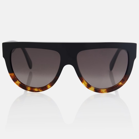 Celine Flattop Two-Tone Shield Sunglasses - Picture 3 of 5